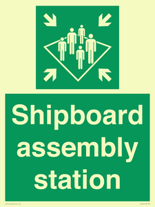 Shipboard assembly station